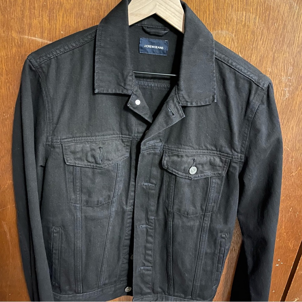 Black JCrew Jean jacket